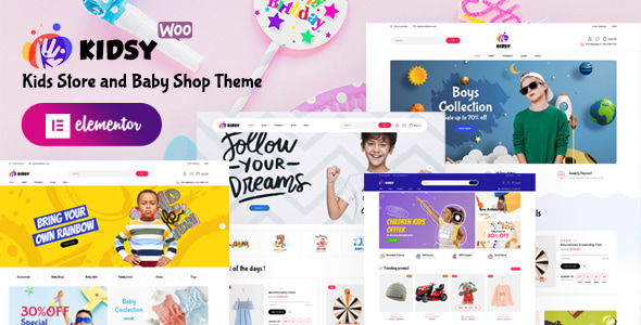 Kidsy – Kids Store and Baby Shop WooCommerce WordPress Theme