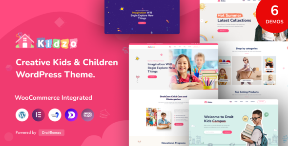 Kidzo - Kids & Children WordPress Theme