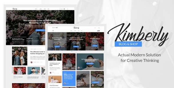 Kimberly - WordPress Blog & Shop Theme