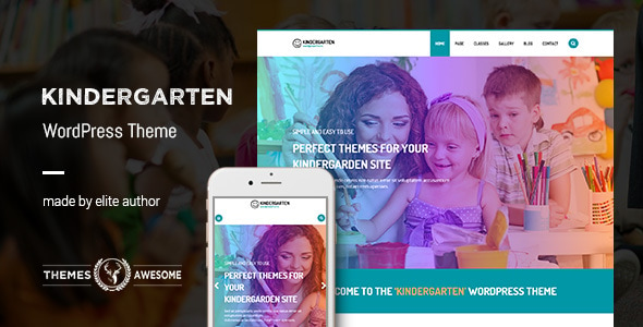 Kindergarten WordPress Theme for Children School