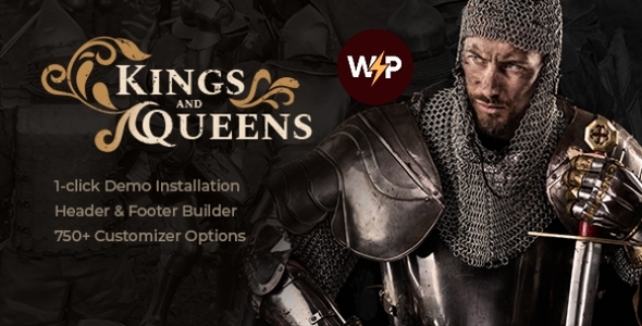 Kings & Queens | Historical War Medieval Reenactment WordPress Theme