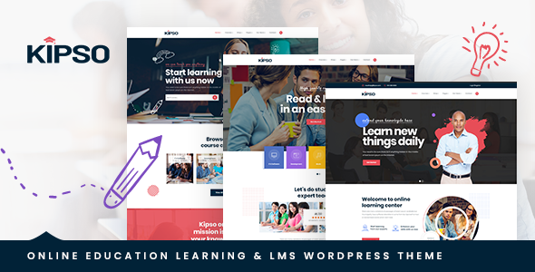 Kipso - Education LMS WordPress Theme