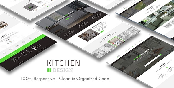 Kitchen - Design Responsive WordPress Theme