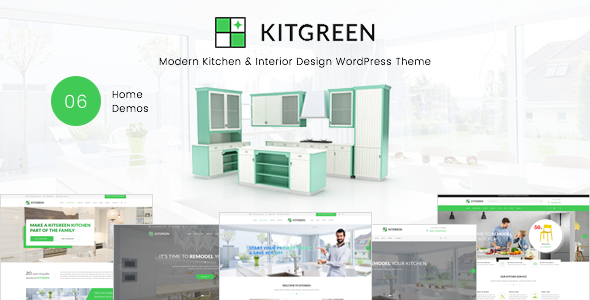 KitGreen - Interior and Kitchen Design WordPress Theme