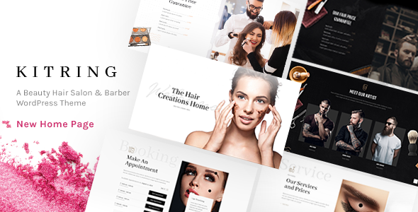 Kitring - A Beauty & Hair Salon WordPress Theme