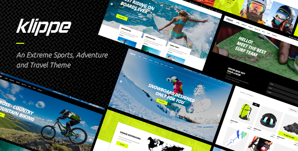 Klippe - Adventure Tours and Extreme Sports Theme