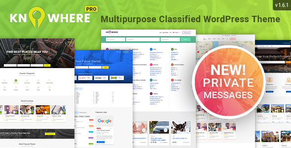 Knowhere Pro - Multipurpose Classified Directory WordPress Theme