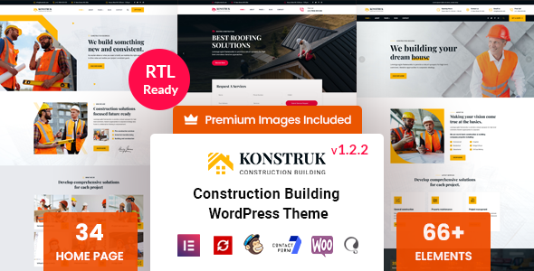 Konstruk - Construction WordPress Theme