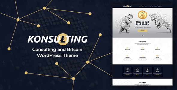 Konsulting - Consulting & Bitcoin WordPress Theme