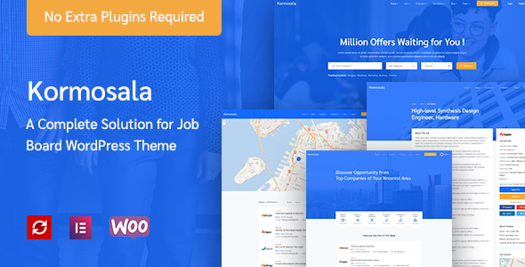 Kormosala – Job Board WordPress Theme