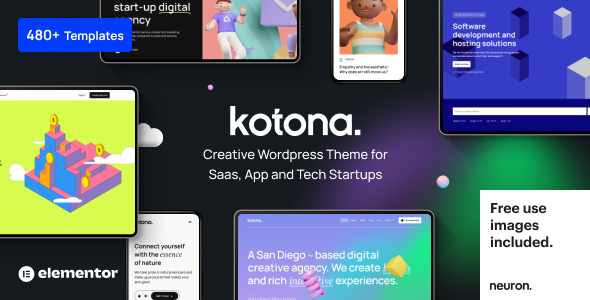 Kotona - Software and App Landing WordPress Theme