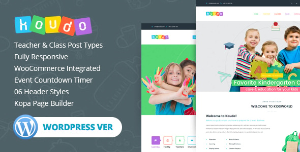 Koudo Education WordPress theme