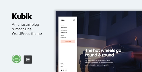 Kubik - An Unusual Digital Blog & Magazine WordPress Theme