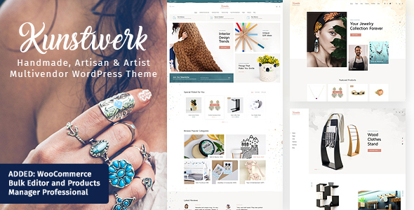 Kunstwerk - Handycraft Marketplace WordPress Theme