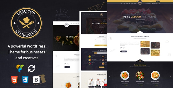 La Boom - Food & Restaurant Bistro WordPress Theme