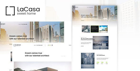 LaCasa – Interior & Exterior Decoration WordPress Theme