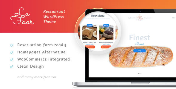 Lafaar - Restaurant & Food Menus WooCommerce Theme