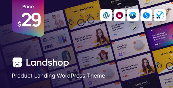 Landshop - Product Landing WordPress Theme