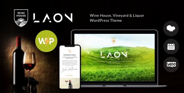 Laon | Wine House, Vineyard & Liquor WordPress Theme + Shop