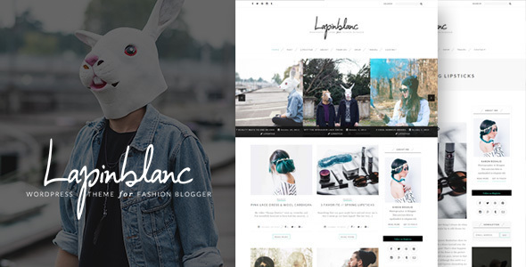 Lapin Blanc - Fashion Blog WordPress Theme