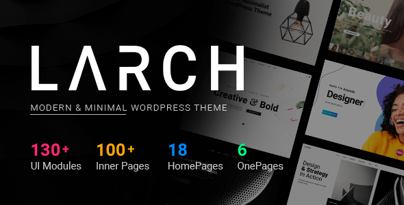 Larch - Responsive Minimal Multipurpose WordPress Theme