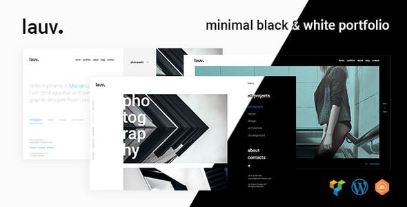 Lauv - Trendy Portfolio WordPress Theme