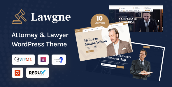 Lawgne - Law & Lawyer WordPress Theme