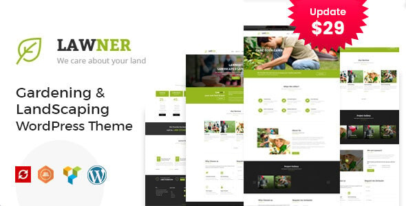 Lawner - Gardening and Landscaping WordPress theme