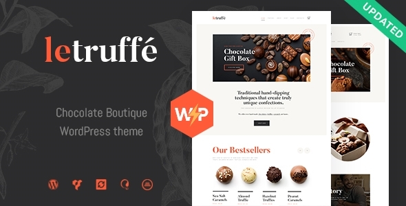 Le Truffe | Chocolate Sweets & Candy Store WordPress Theme