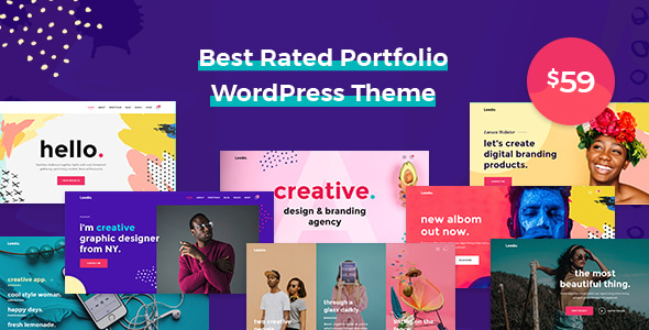 Leedo – Modern, Colorful & Creative Portfolio WordPress Theme