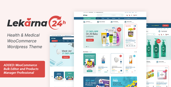 Lekarna24 - Health & Medical WooCommerce Theme