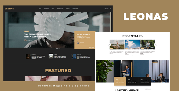 Leonas - Magazine and Blog WordPress Theme