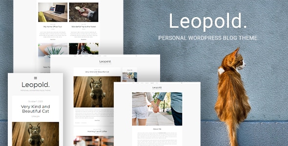 Leopold - Personal WordPress Blog Theme