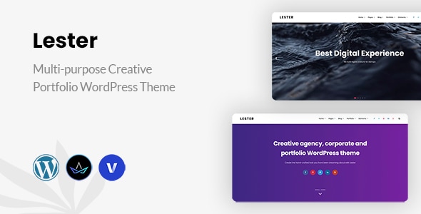 Lester - Creative Portfolio WordPress Theme