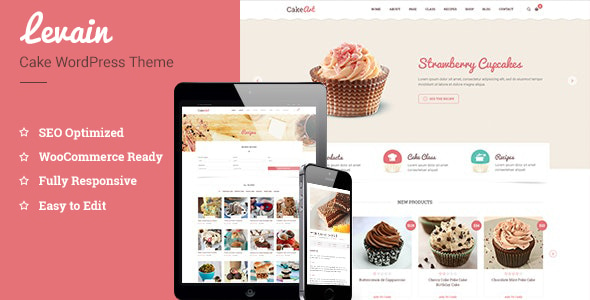 Levain - Cake WordPress Theme