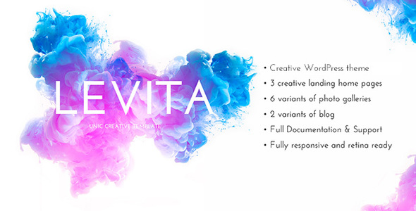 Levita -  Photography WordPress Theme