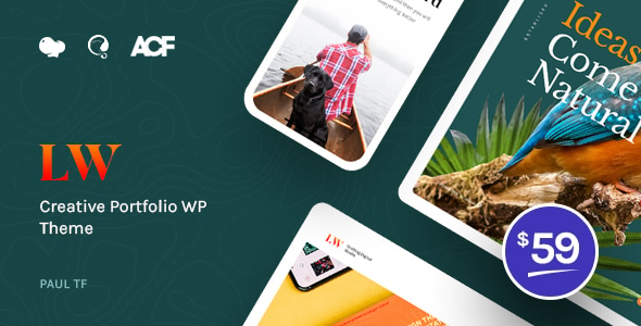 Lewis - Creative Portfolio WordPress Theme