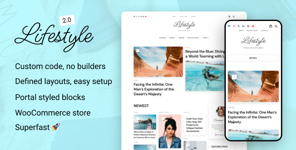 Lifestyle | Newspaper Portal Blog and Magazine WordPress Theme