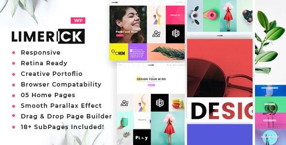 Limerick - A Colorful and Modern Multipurpose Portfolio Theme