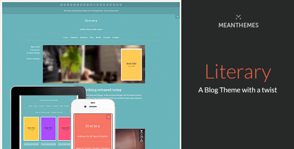 Literary - A WordPress Blog Theme With A Twist