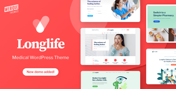 LongLife - Medical WordPress Theme