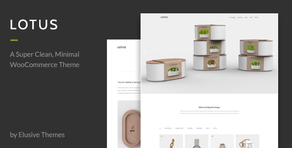 Lotus - Modern Minimal WordPress WooCommerce Theme