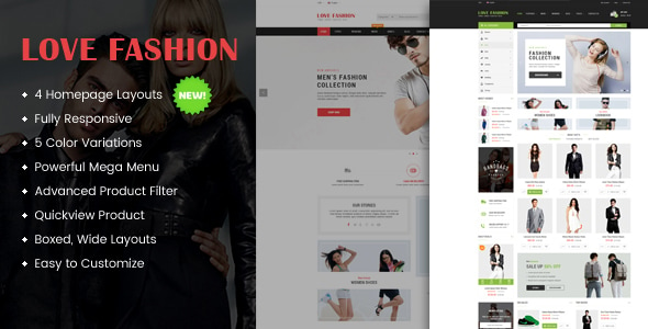 Love Fashion - Responsive Multipurpose WordPress Theme