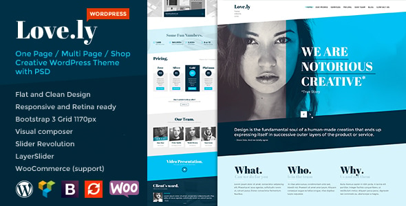 Love.ly - Simple & Elegant WordPress theme