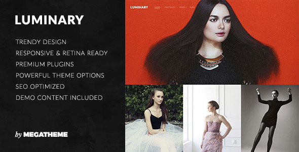 Luminary - Portfolio / Photography WordPress Theme