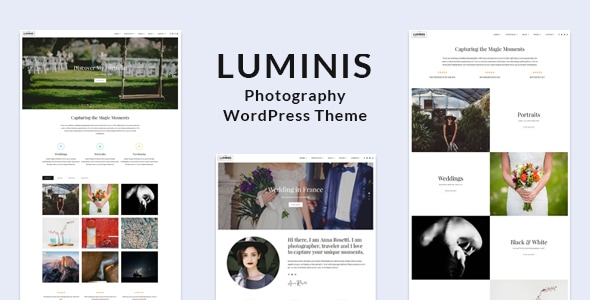 Luminis - Photography WordPress Theme for Wedding, Travel, Event Portfolios