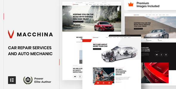 Macchina - Auto Repair WordPress Theme