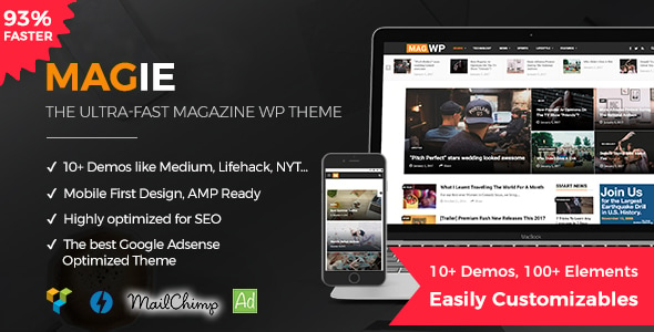 Magie - Magazine WordPress Theme