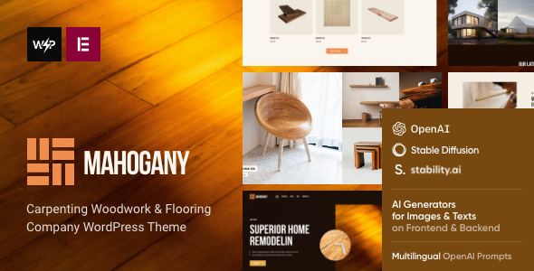 Mahogany | Carpenting Woodwork & Flooring WordPress Theme