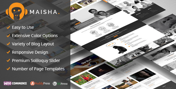 Maisha - Charity WordPress Theme